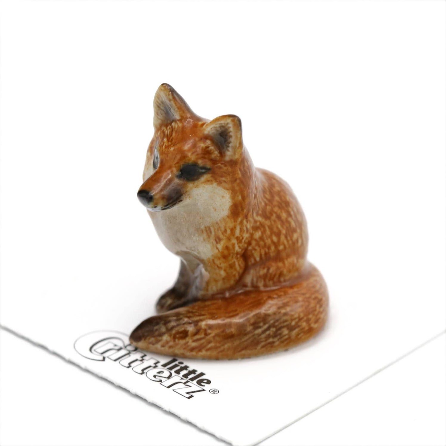 Little Critterz: Red Fox Miniature Figurine – Planted.